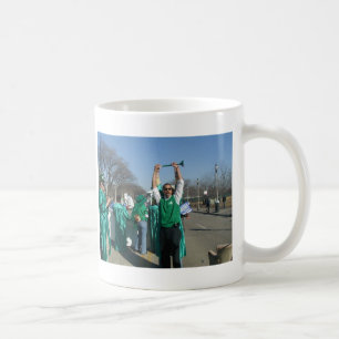 Mow-Bama (Obama) marches with the Lawn Rangers Coffee Mug