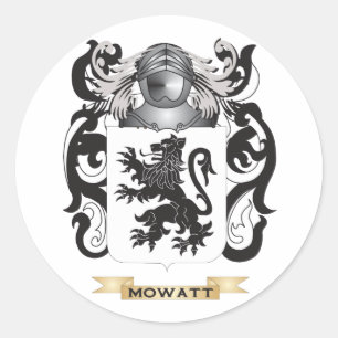 Mowatt Coat of Arms (Family Crest) Classic Round Sticker