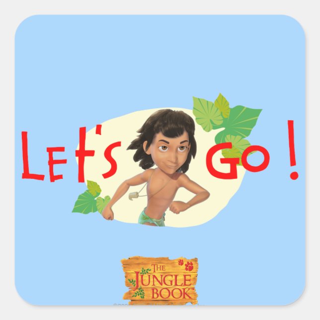 Mowgli 2 square sticker (Front)