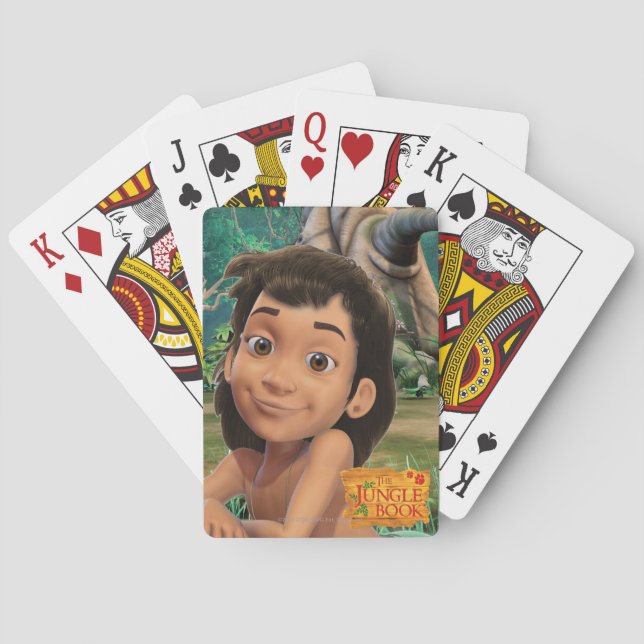 Mowgli 4 playing cards (Back)