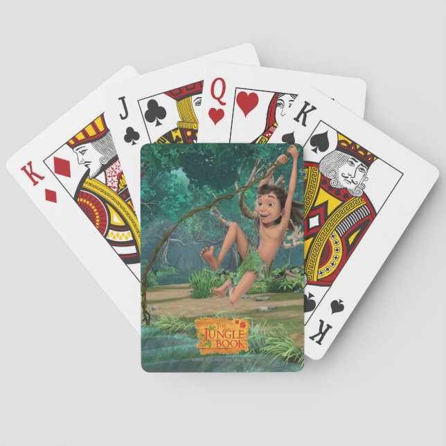Mowgli 5 playing cards (Back)