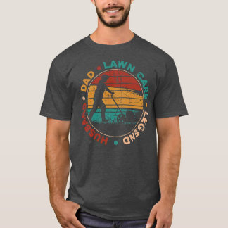Mowing Lawn mowing Mower Husband Dad  T-Shirt