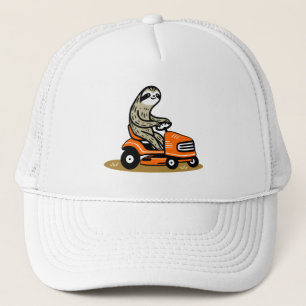 Mowing Sloth Trucker Hat