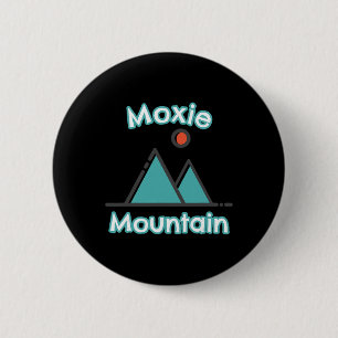 Moxie Mountain Maine Mountains Climbing Hiking Cam 6 Cm Round Badge