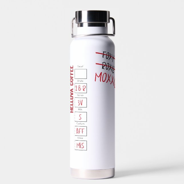 Mox's Misto - Thor Vacuum Insulated Water Bottle (Back)