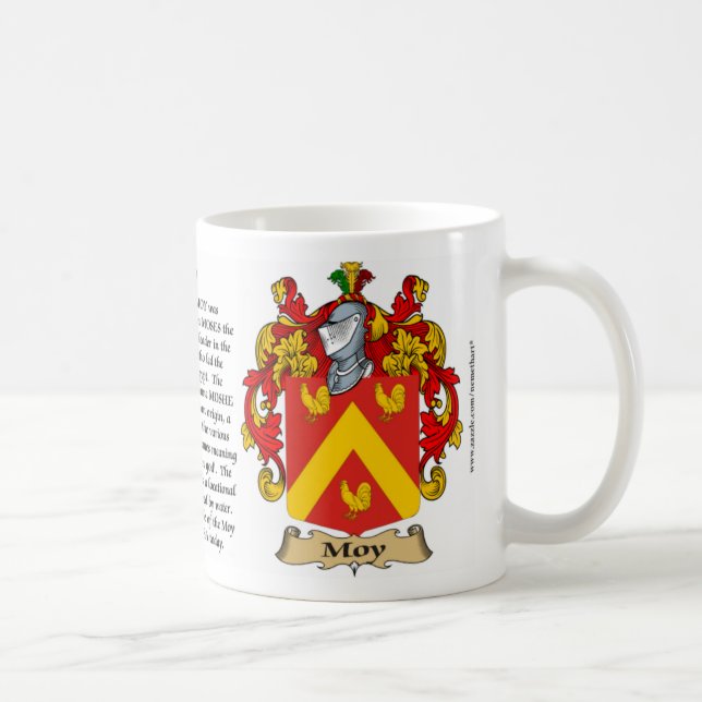 Moy, the Origin, the Meaning and the Crest Coffee Mug (Right)