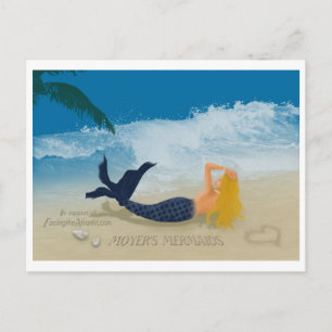 Moyer's Mermaids Postcard