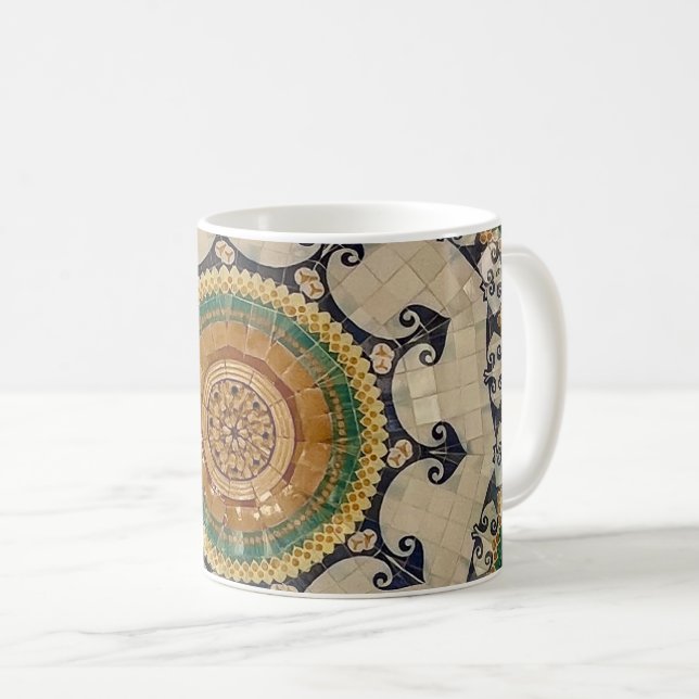 Mozaic Ceiling Sant Pau Coffee Mug (Front Right)