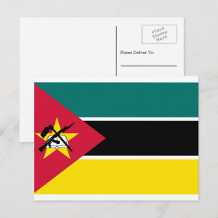 Mozambican Flag, Flag of Mozambique Postcard