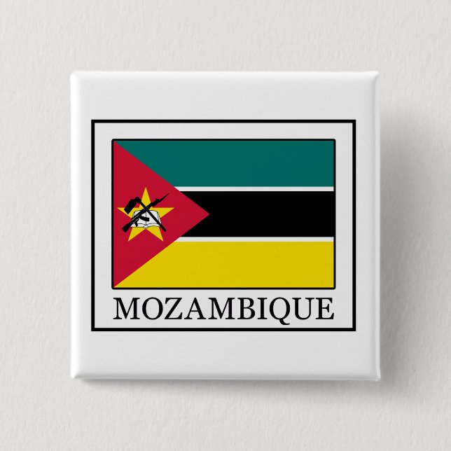 Mozambique 15 Cm Square Badge (Front)