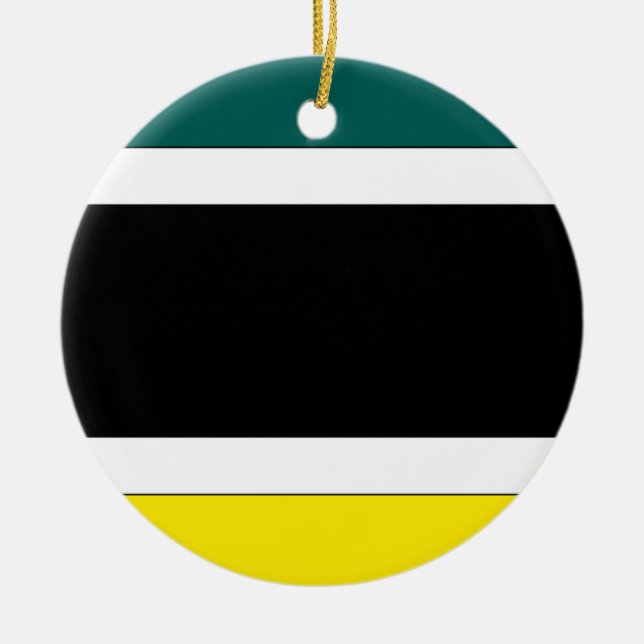 Mozambique Ceramic Tree Decoration (Front)