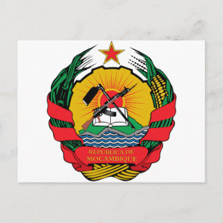 Mozambique Coat of Arms Postcard