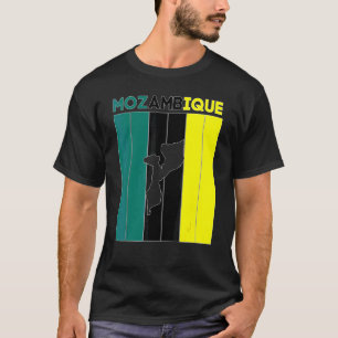 Mozambique Country Borders T-Shirt