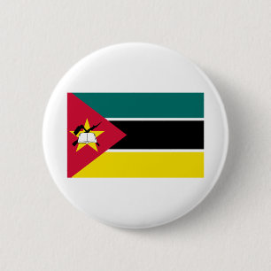 Mozambique Flag 6 Cm Round Badge