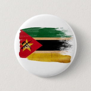 Mozambique Flag 6 Cm Round Badge