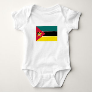 Mozambique Flag Baby Bodysuit