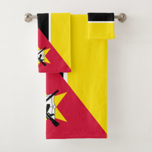 Mozambique Flag Bath Towel Set