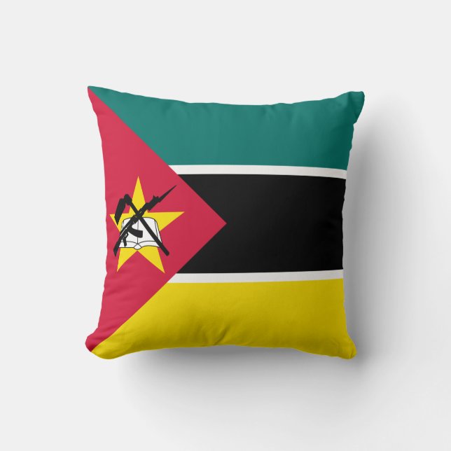 Mozambique Flag Cushion (Front)