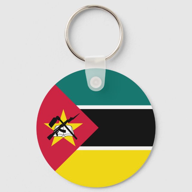 Mozambique Flag Key Ring (Front)