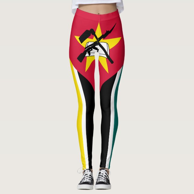 Mozambique Flag Leggings (Front)