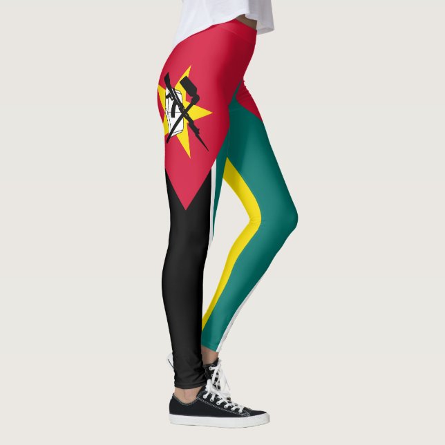 Mozambique Flag Leggings (Right)