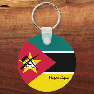 Mozambique Flag & Mozambique patriots / sports Key Ring