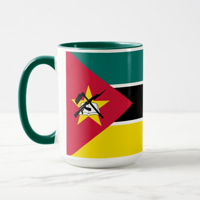 Mozambique Flag Mug (Left)