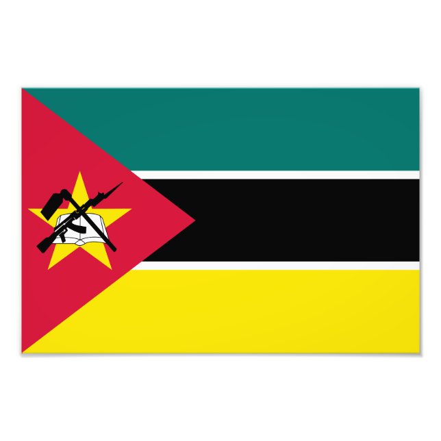 Mozambique Flag Photo Print (Front)