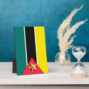 Mozambique flag plaque