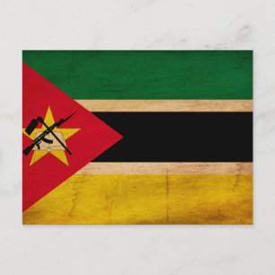 Mozambique Flag Postcard