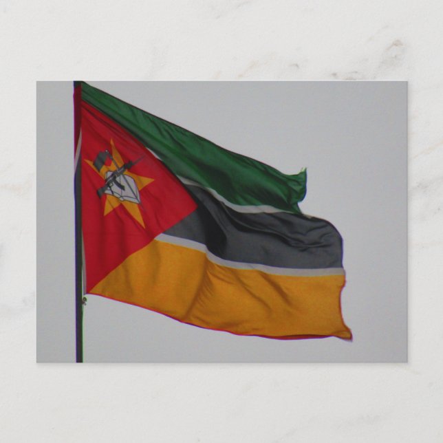 mozambique flag postcard (Front)