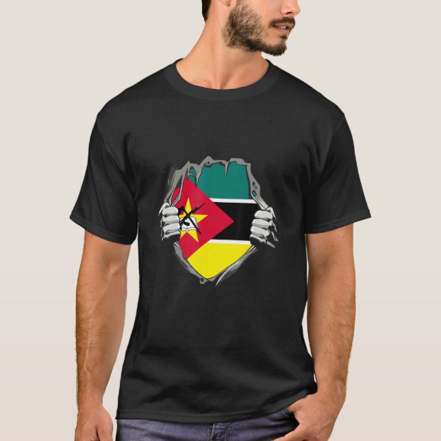 Mozambique Flag T-Shirt (Front)