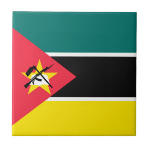 Mozambique flag tile