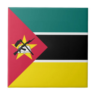 Mozambique Flag Tile