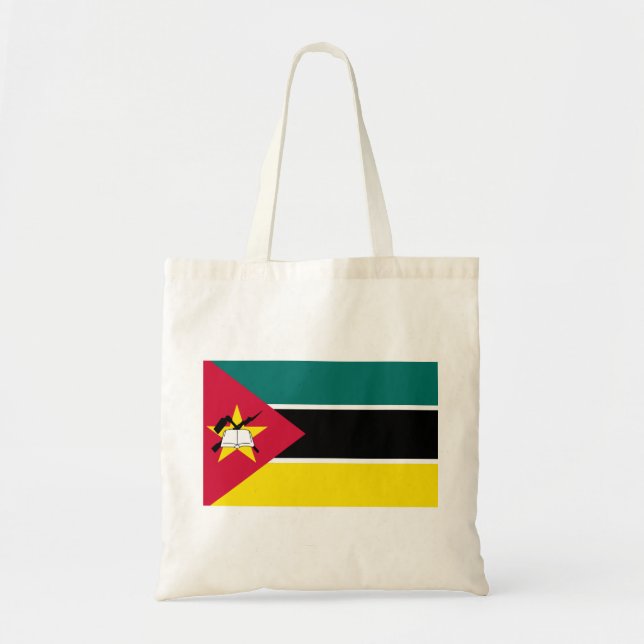 Mozambique Flag Tote Bag (Front)