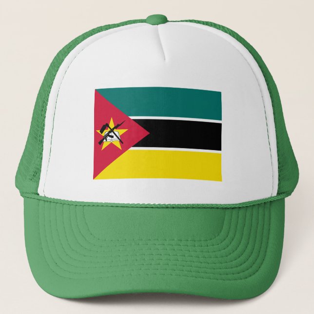 Mozambique Flag Trucker Hat (Front)