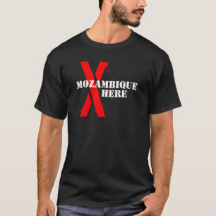 Mozambique Here Black T-Shirt