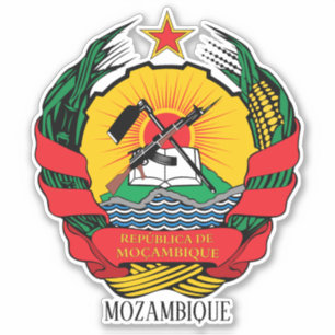 Mozambique National Emblem Patriotic