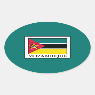 Mozambique Oval Sticker