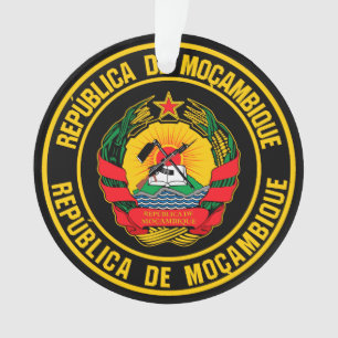 Mozambique Round Emblem Ornament