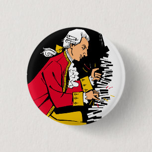 Mozart 3 Cm Round Badge