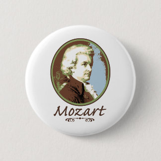 Mozart 6 Cm Round Badge