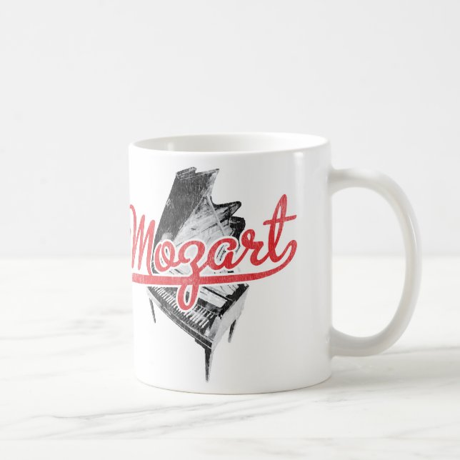 Mozart - Austrian Composer Musician Coffee Mug (Right)