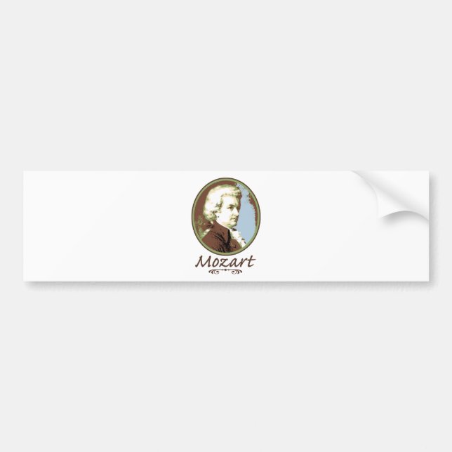 Mozart Bumper Sticker (Front)