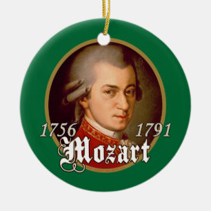Mozart Ceramic Tree Decoration