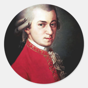 Mozart Classic Classic Round Sticker