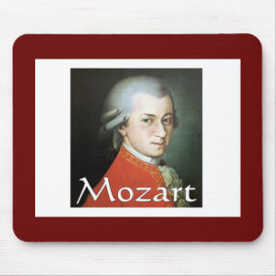Mozart gifts for music lovers mouse mat