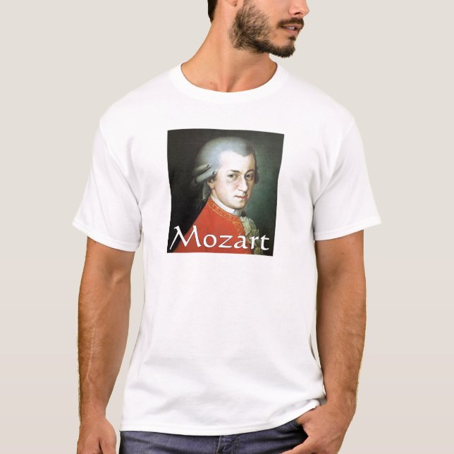 Mozart gifts for music lovers T-Shirt (Front)