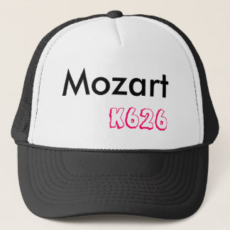 Mozart, k626 trucker hat