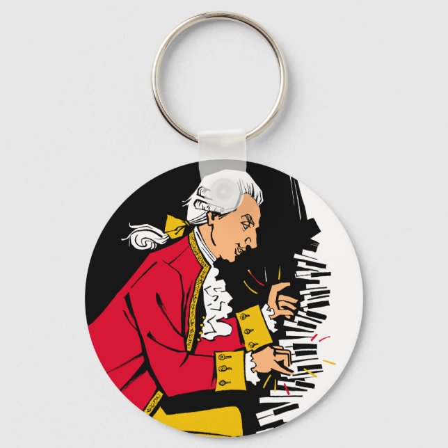 Mozart Key Ring (Front)